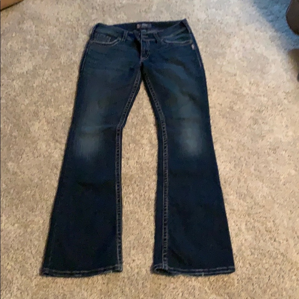 Silver jeans. Suki surplus. Size W30/L34.